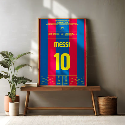 Lionel Messi Shirt Poster
