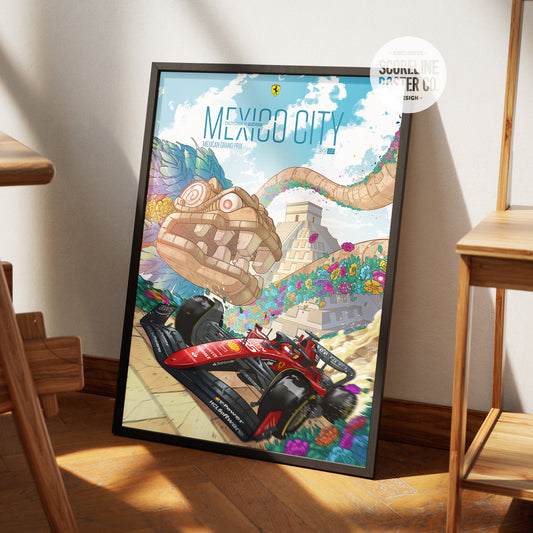 Mexican Grand Prix 2023 F1 Poster