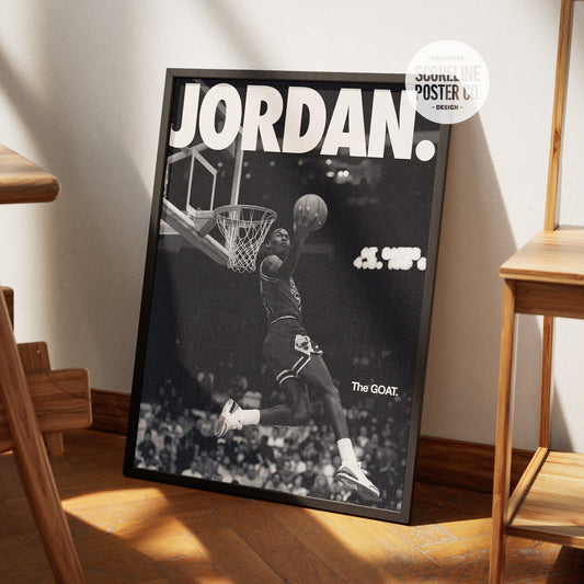 Michael Jordan 'The GOAT' Poster