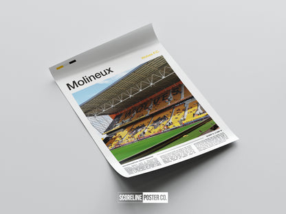 Wolves Molineux Stadium Poster