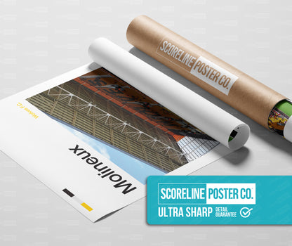 Wolves Molineux Stadium Poster