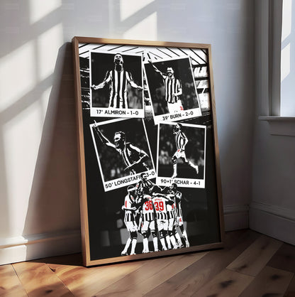 Newcastle United 'vs PSG' Poster