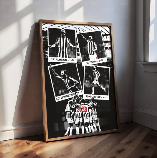Newcastle United 'vs PSG' Poster