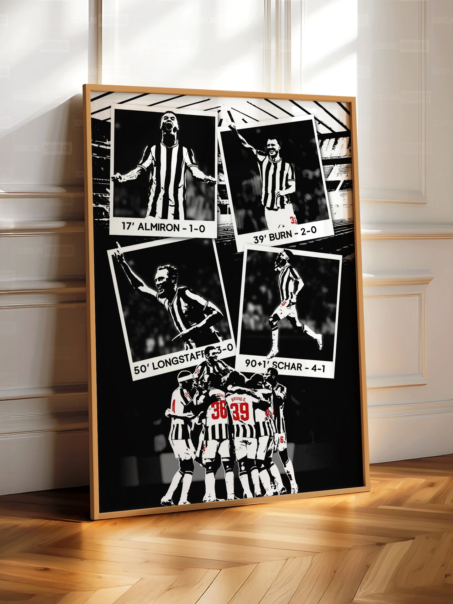 Newcastle United 'vs PSG' Poster