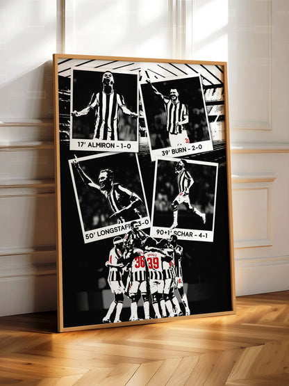 Newcastle United 'vs PSG' Poster
