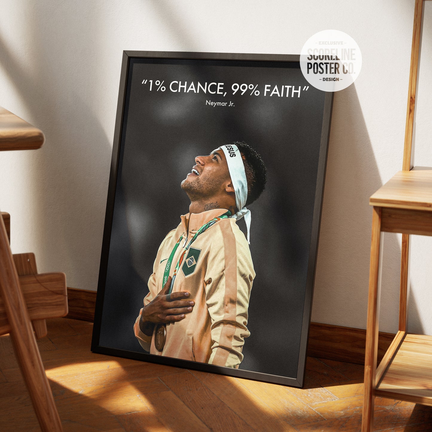 Neymar Jr 'Chance/Faith' Poster