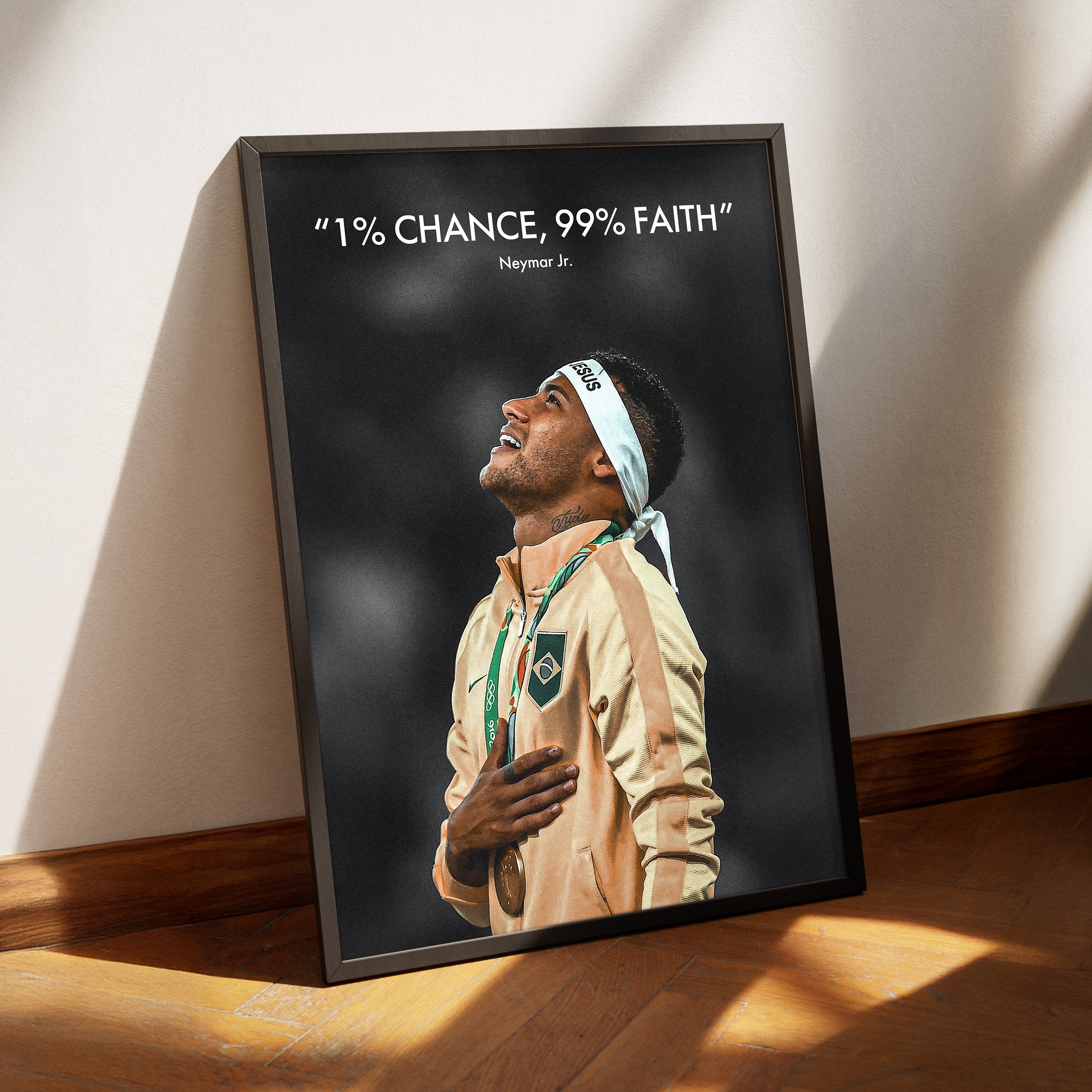 Neymar Jr 'Chance/Faith' Poster