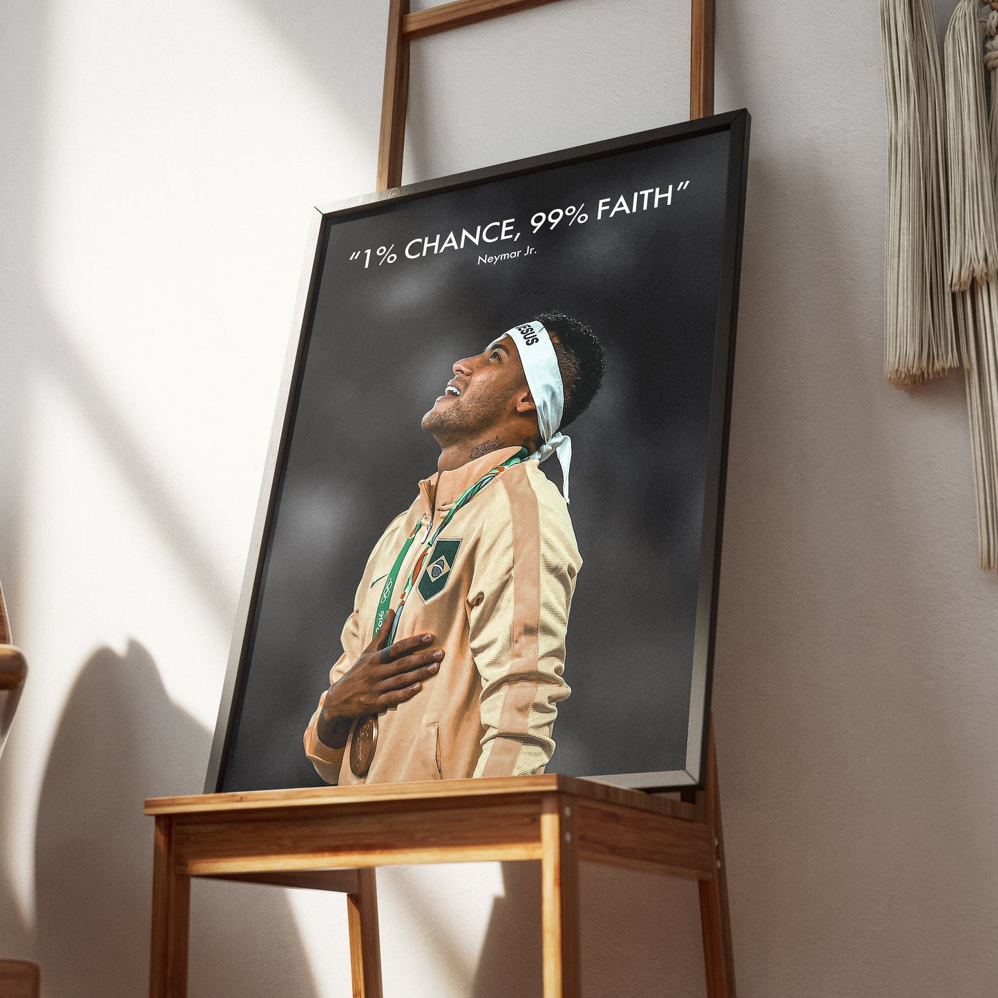 Neymar Jr 'Chance/Faith' Poster