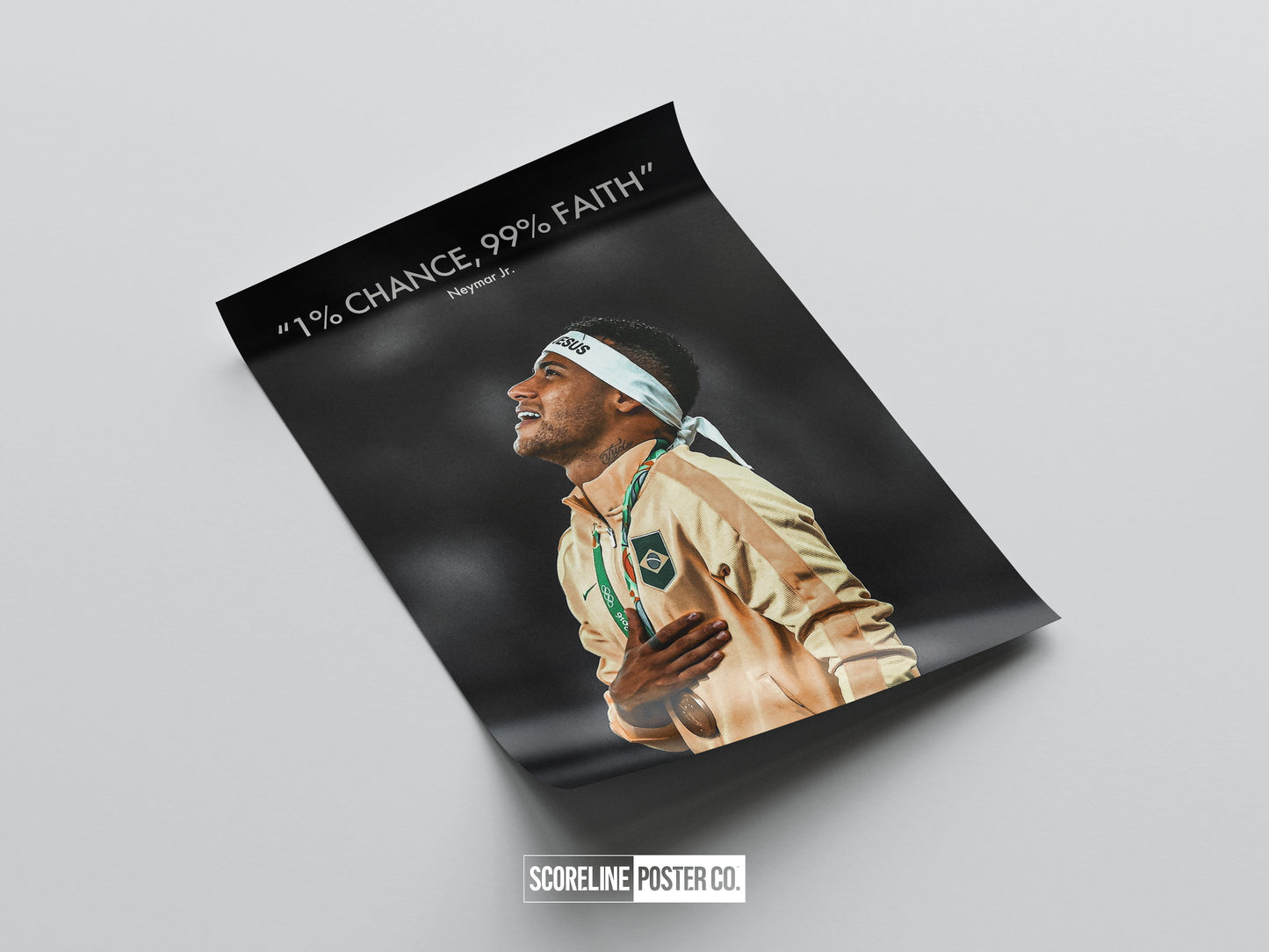 Neymar Jr 'Chance/Faith' Poster