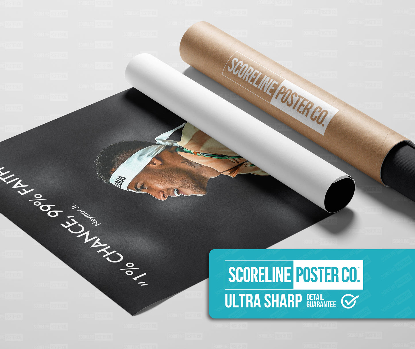 Neymar Jr 'Chance/Faith' Poster
