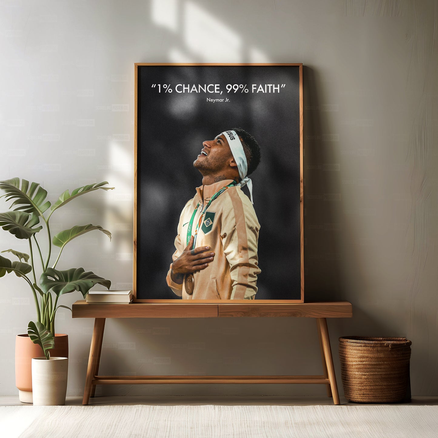 Neymar Jr 'Chance/Faith' Poster