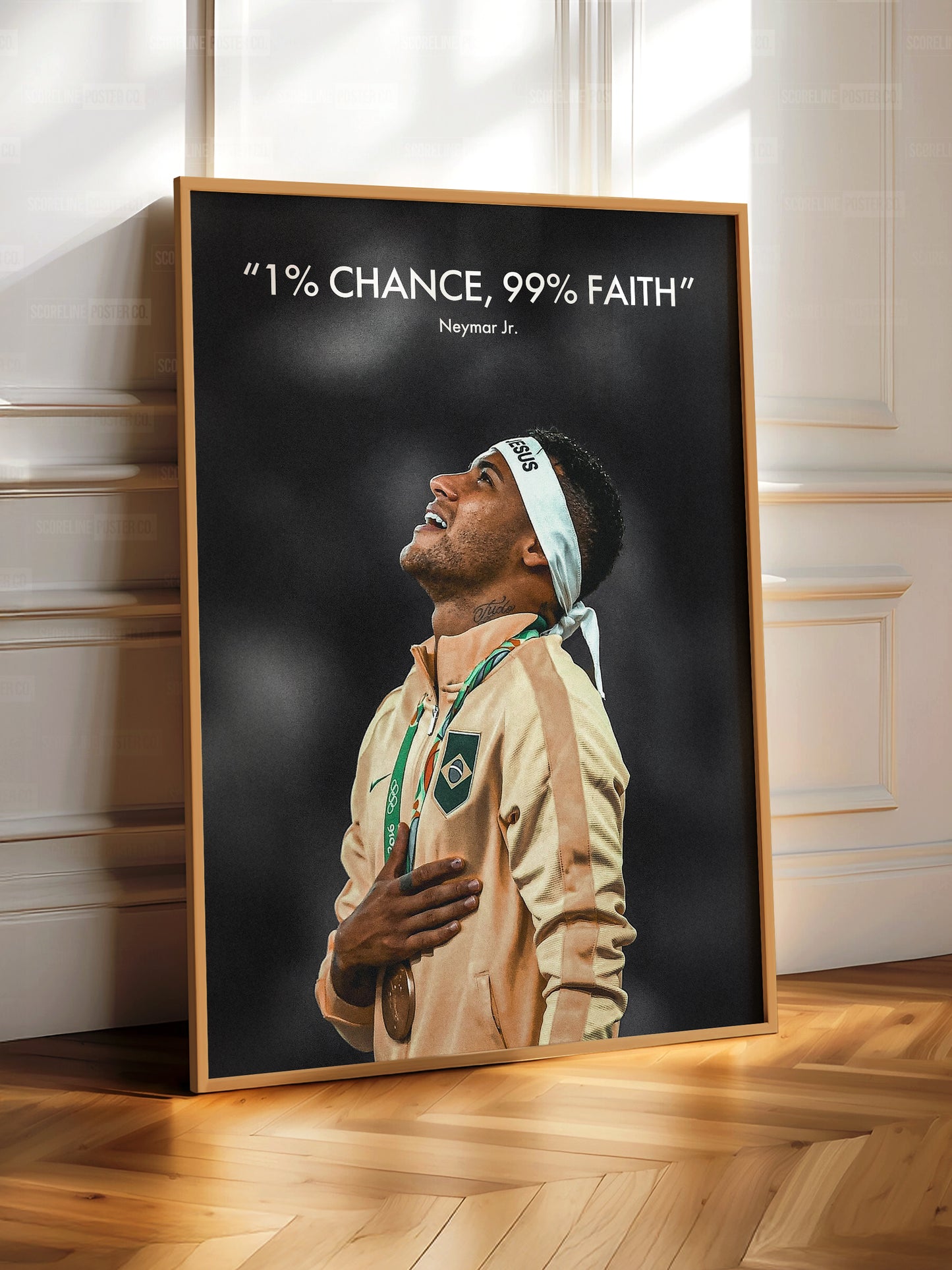 Neymar Jr 'Chance/Faith' Poster