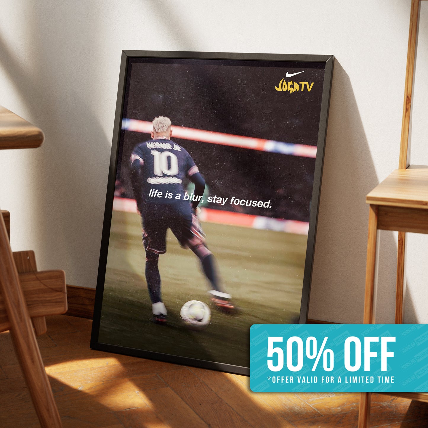 Neymar Jr 'Blur' Poster