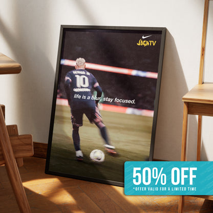 Neymar Jr 'Blur' Poster