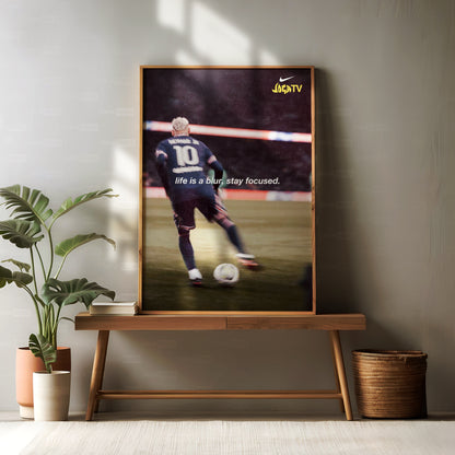Neymar Jr 'Blur' Poster
