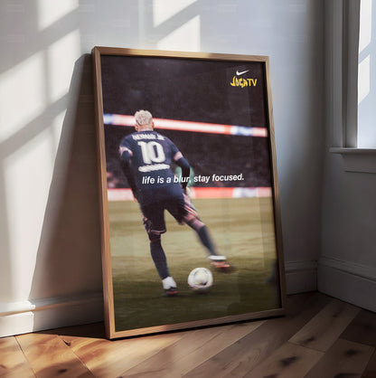 Neymar Jr 'Blur' Poster