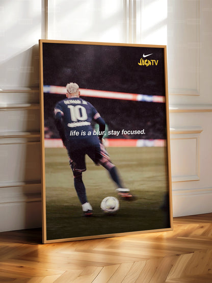 Neymar Jr 'Blur' Poster