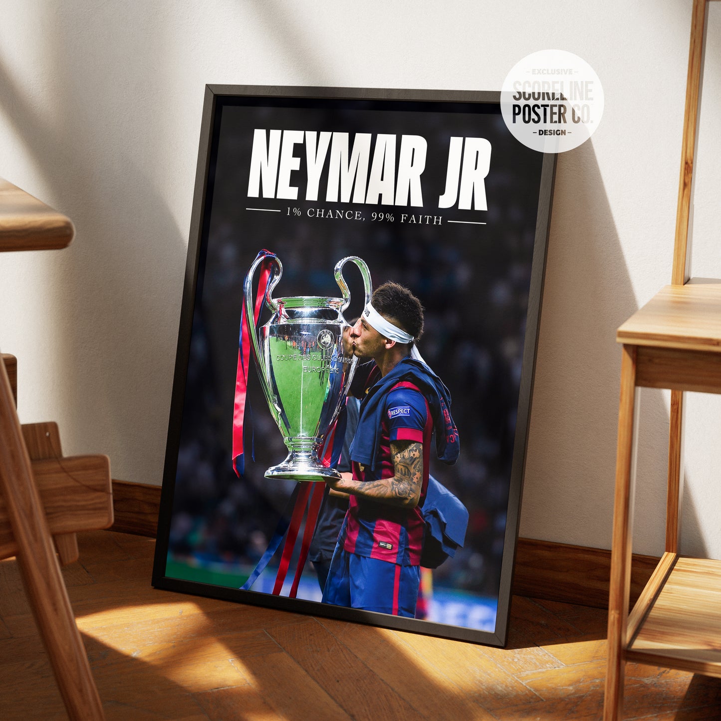 Neymar Jr 'Faith' Poster