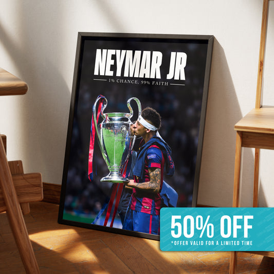 Neymar Jr. 'Faith' Poster