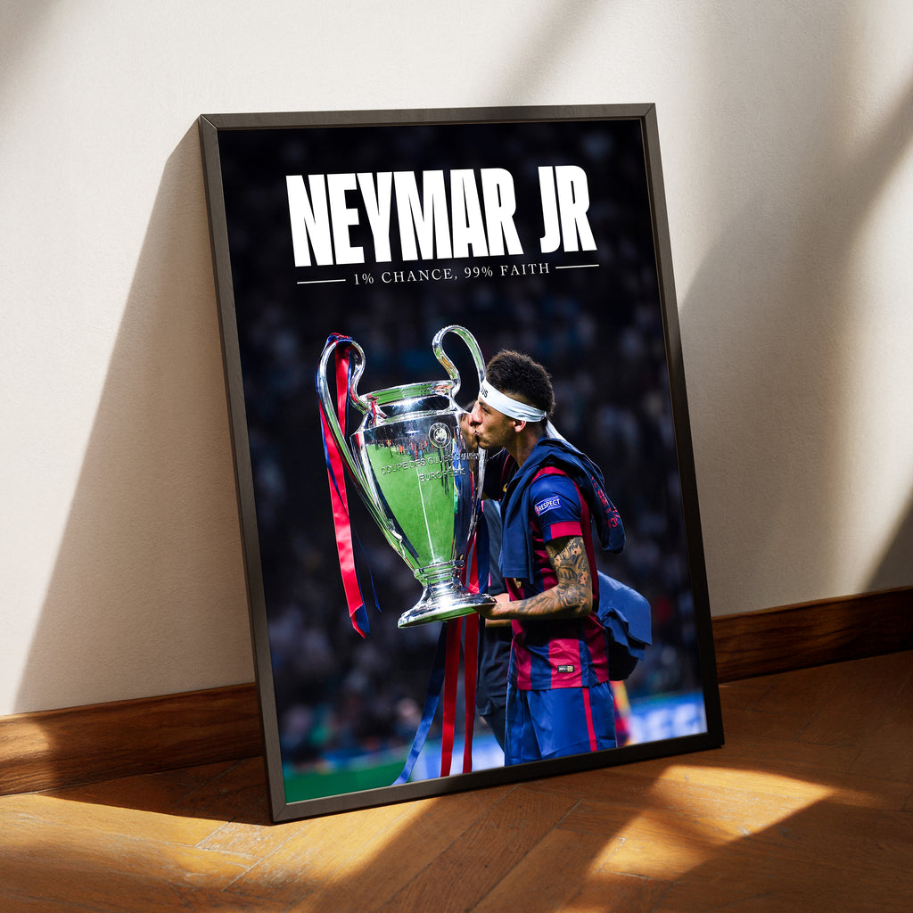 Neymar Jr. 'Faith' Poster