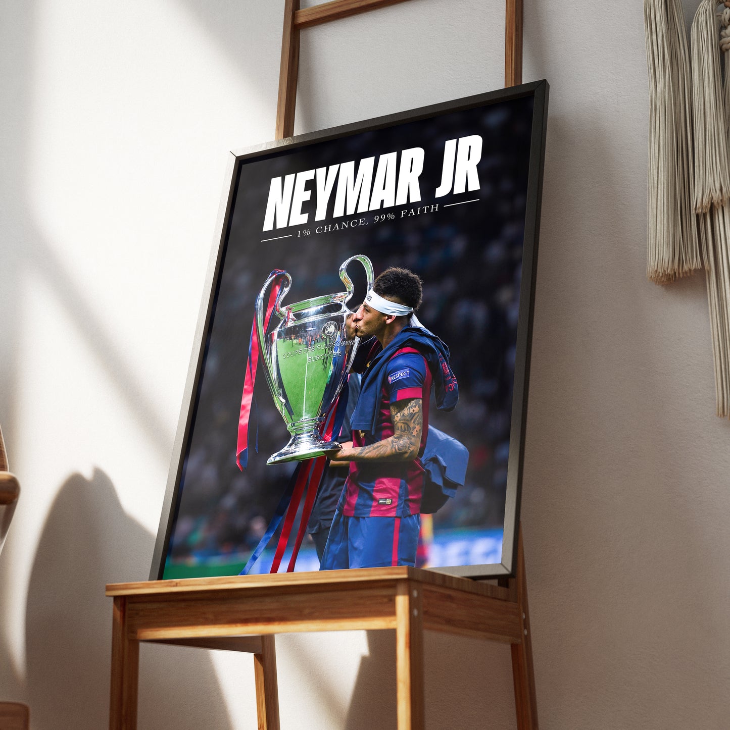 Neymar Jr 'Faith' Poster