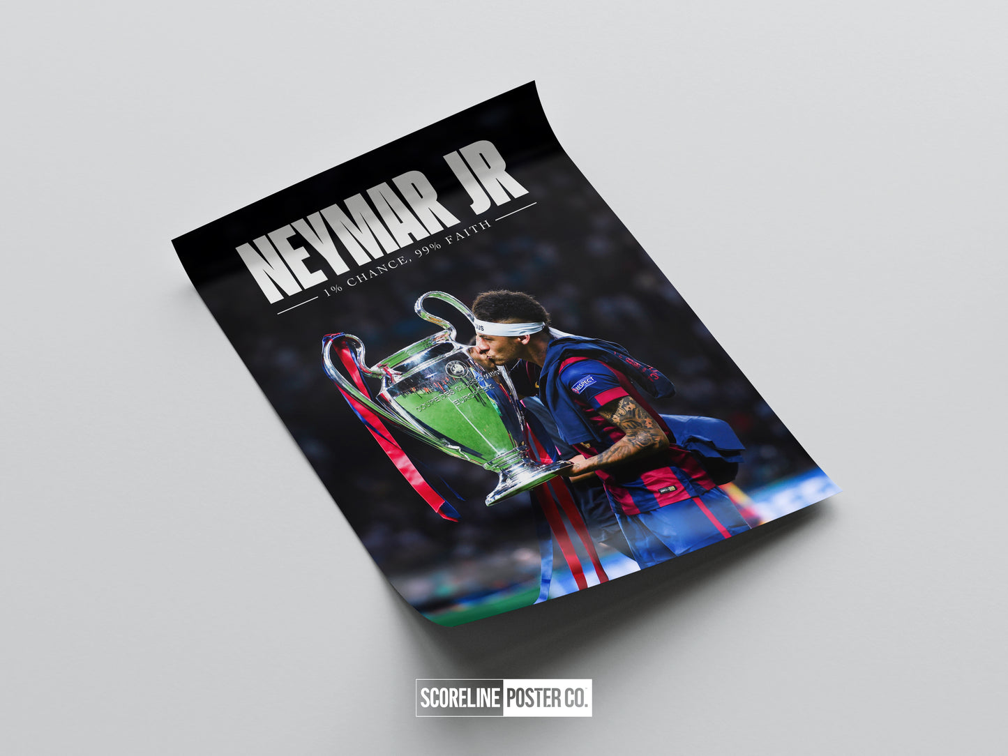 Neymar Jr. 'Faith' Poster