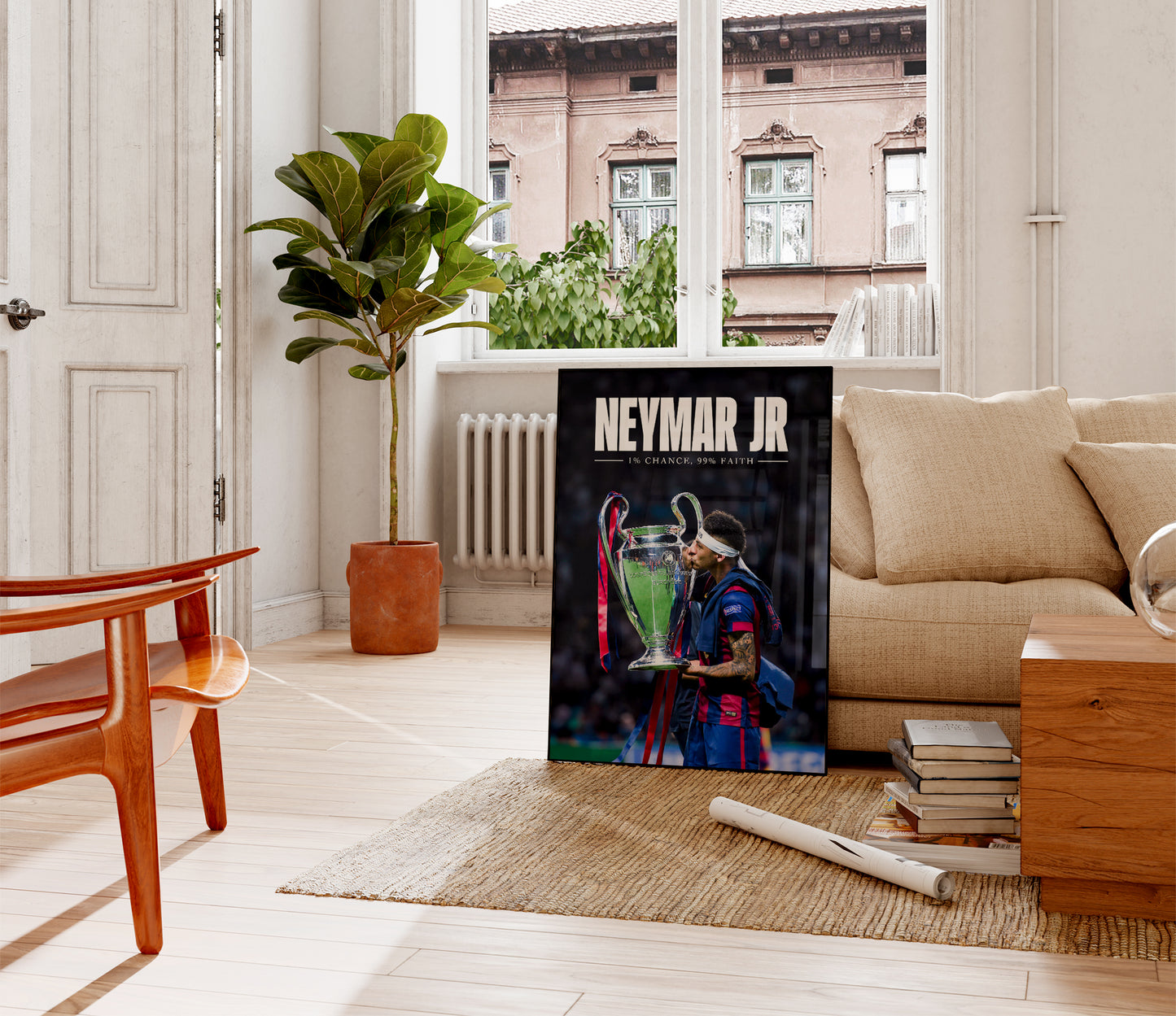 Neymar Jr. 'Faith' Poster