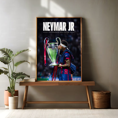 Neymar Jr. 'Faith' Poster
