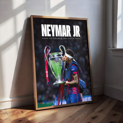 Neymar Jr. 'Faith' Poster