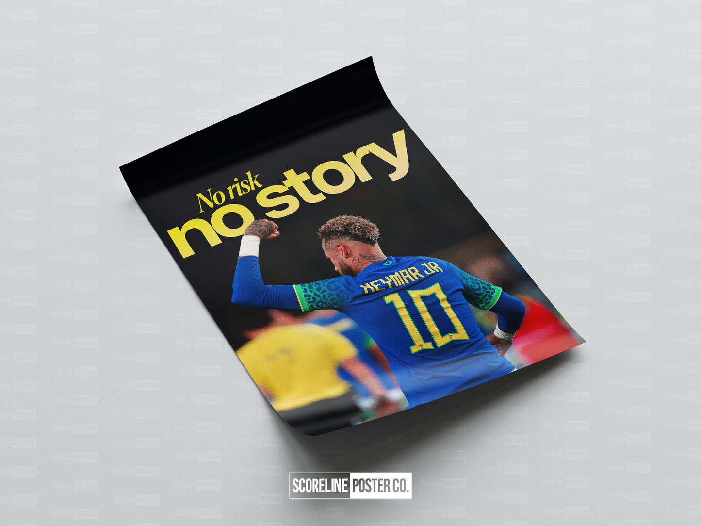 Neymar Jr 'No Risk, No Story' Poster