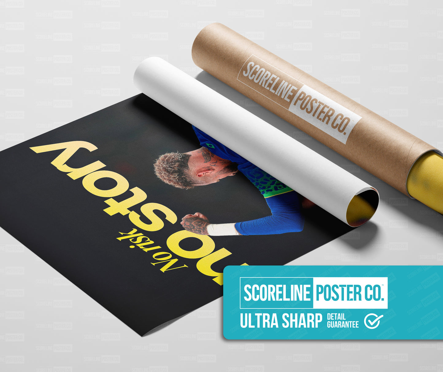 Neymar Jr 'No Risk, No Story' Poster