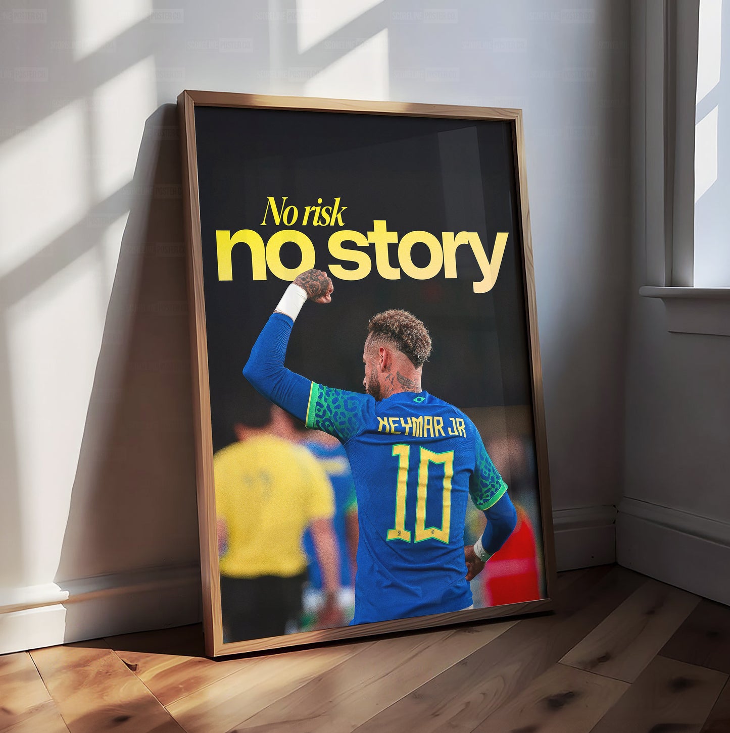 Neymar Jr 'No Risk, No Story' Poster