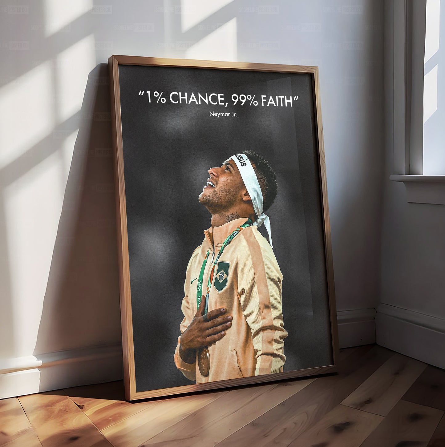Neymar Jr 'Chance/Faith' Poster