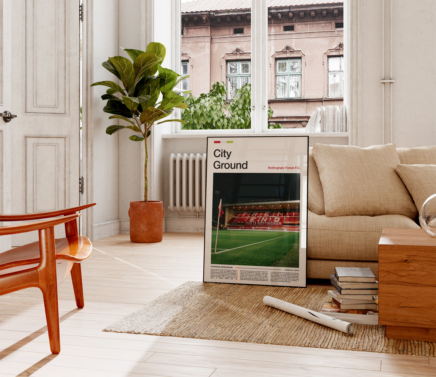 Nottingham Forest City Ground Poster