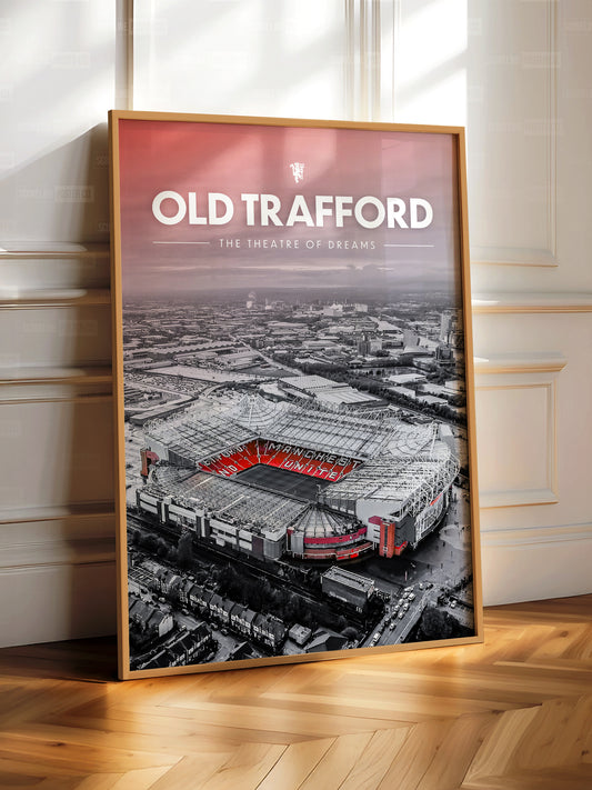 Manchester United 'Old Trafford' Poster
