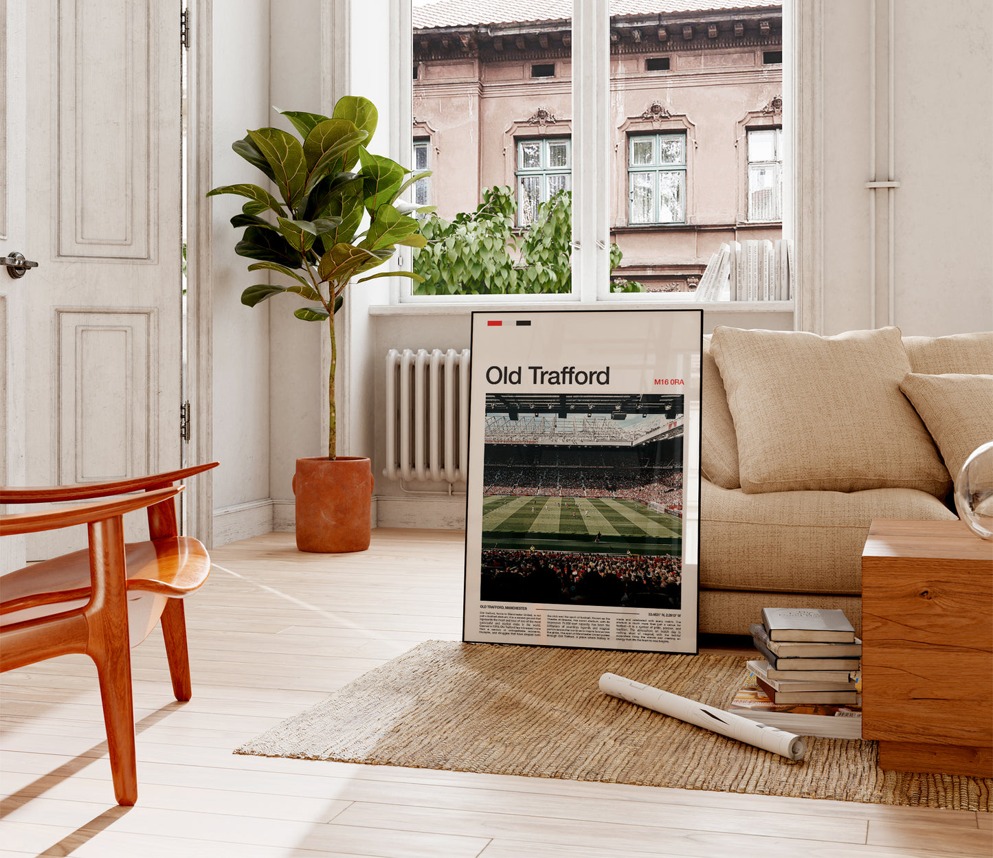 Manchester United Old Trafford Stadium Poster