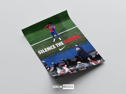 Michael Olise 'Silent The Haters' Poster