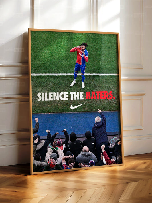 Michael Olise 'Silent The Haters' Poster