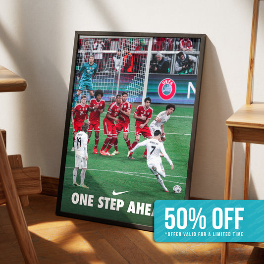Cristiano Ronaldo 'One Step Ahead' Poster