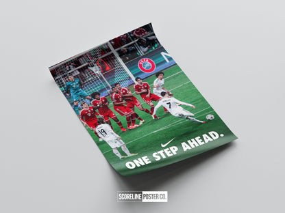 Cristiano Ronaldo 'One Step Ahead' Poster