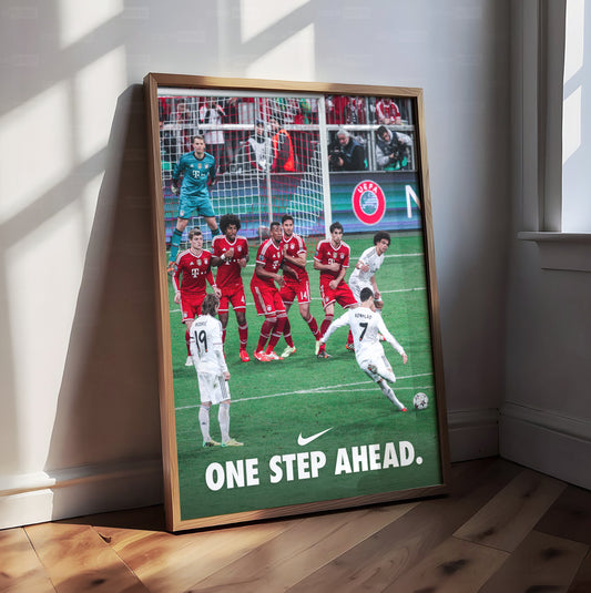 Cristiano Ronaldo 'One Step Ahead' Poster