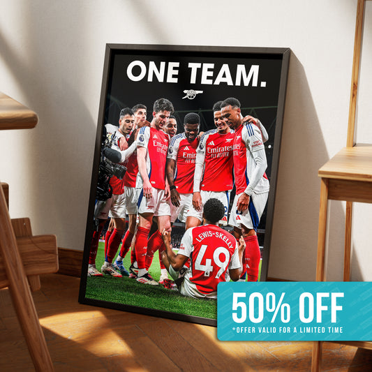 Arsenal 'One Team' Poster