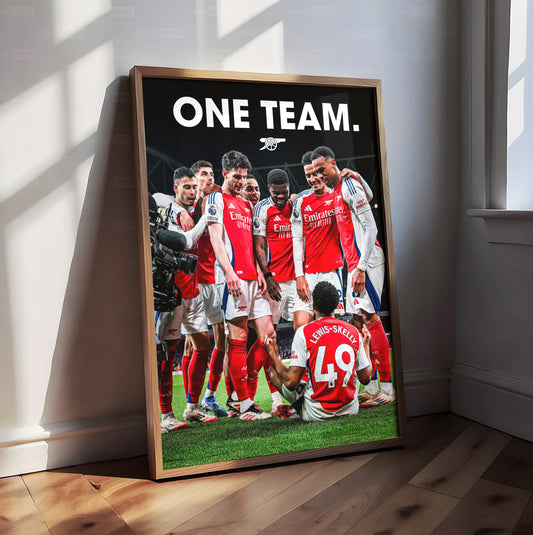Arsenal 'One Team' Poster