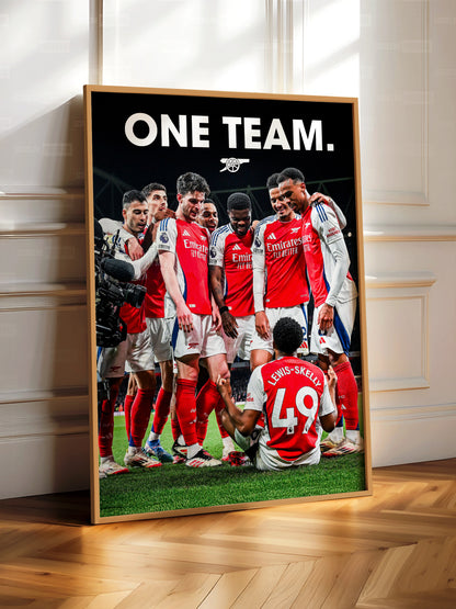 Arsenal 'One Team' Poster