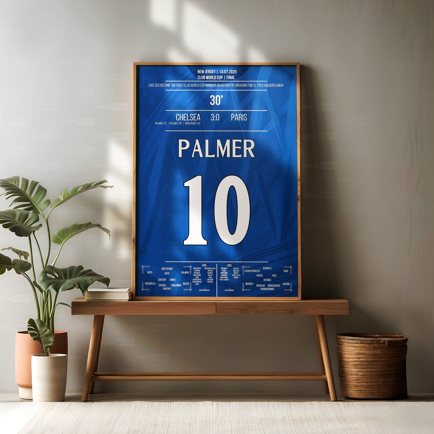 Cole Palmer Club World Cup Final Shirt Poster
