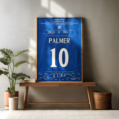 Cole Palmer Club World Cup Final Shirt Poster