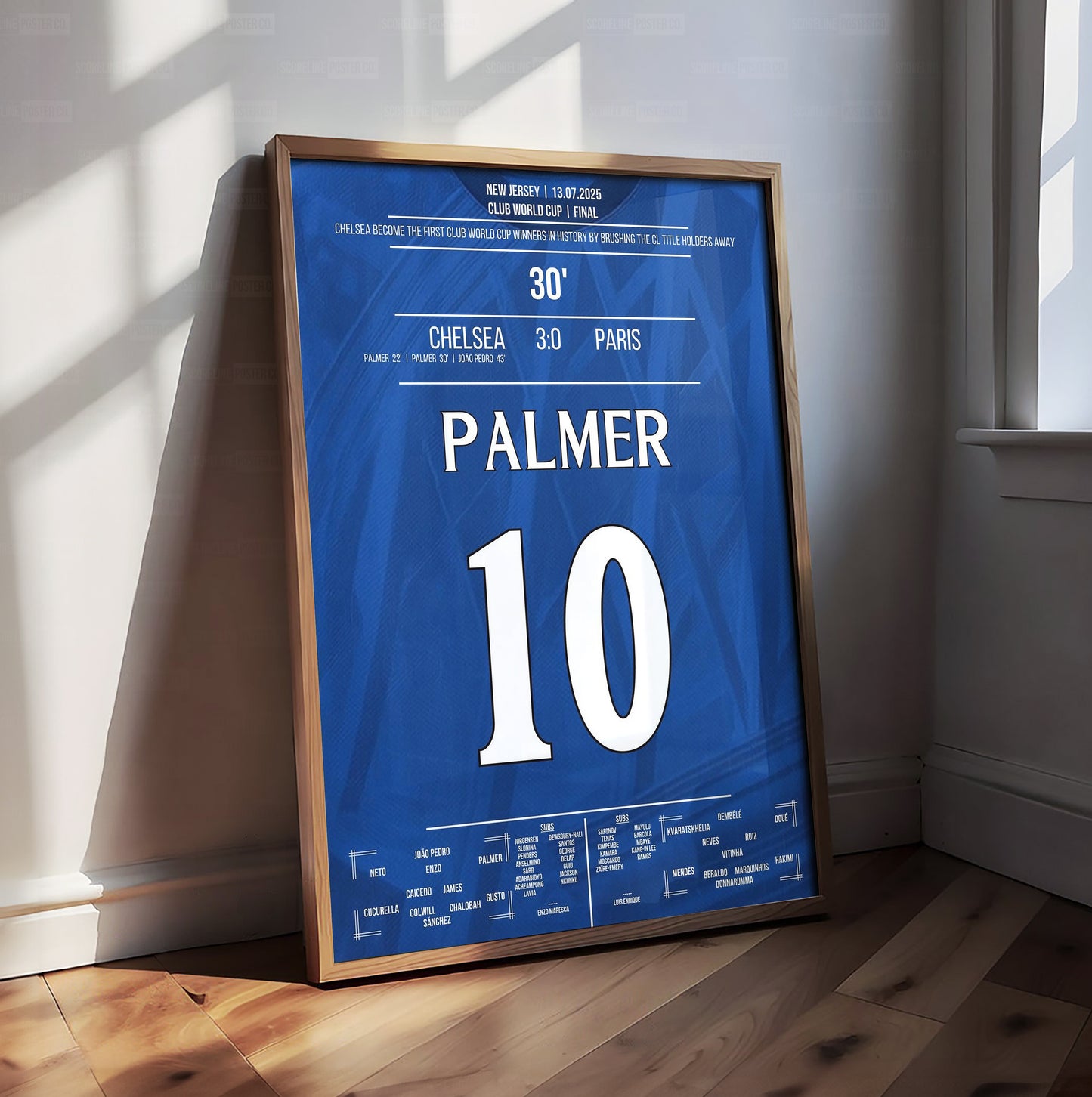 Cole Palmer Club World Cup Final Shirt Poster