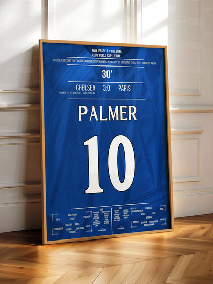 Cole Palmer Club World Cup Final Shirt Poster