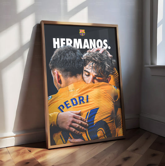 Pedri 'Hermanos' Poster