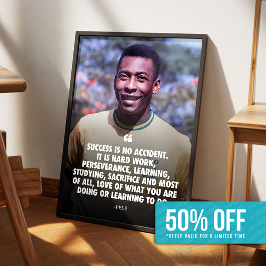 Pele 'Quote' Poster